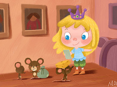 老鼠进贡图，哈哈（个人主页-ZMTY5NTM2MTY=） - 儿童插画 - 站酷设计师插画师罗Monkey原创素材 - 站酷ZCOOL