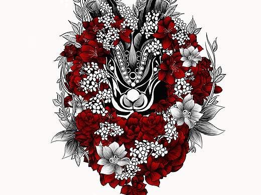 兔年要平安健康顺利幸福啊（个人主页-ZNTM1NDAyNzI=） - 艺术插画 - 站酷设计师赵吉祥原创素材 - 站酷ZCOOL