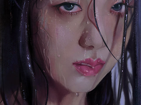 我喜欢水，喜欢下雨的天