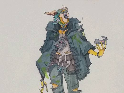 手绘作品临摹(练习用)