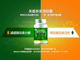美媛春血糖保健品专题详情页--糖尿病药品中老年保健品（商城淘宝天猫）