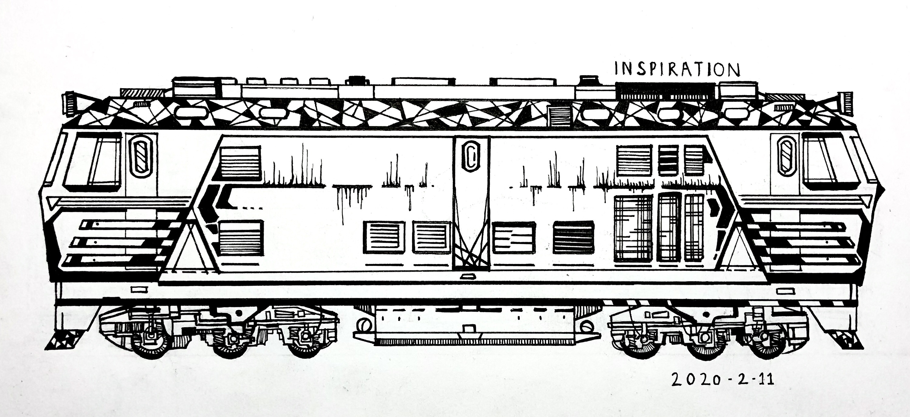 简单火车头简笔画画法图片步骤💛巧艺网
