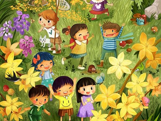 兒童繪本（個人主頁-ZMTM0NzcxNTY=） - 兒童插畫 - 站酷設(shè)計師小林蘑菇原創(chuàng)素材 - 站酷ZCOOL