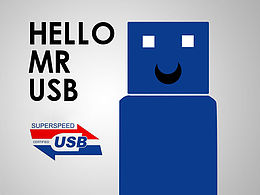 Hi！USB先生创意海报设计