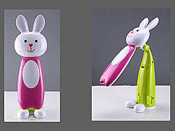 一组可爱的卡通动物台灯