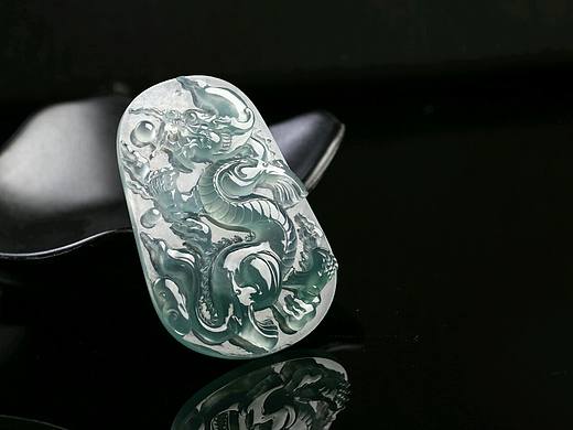 翡翠龙牌  翡翠佛公