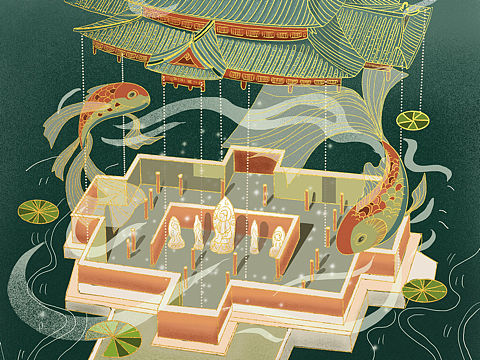 国风插画