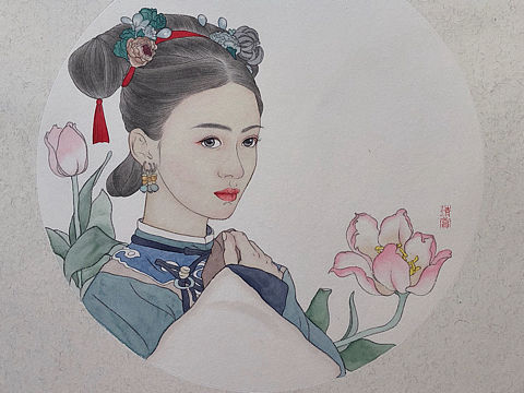 延禧攻略魏璎珞（个人主页-ZMjk1MTU2NDg=） - 绘画 - 站酷设计师王馨头上有犄角原创素材 - 站酷ZCOOL