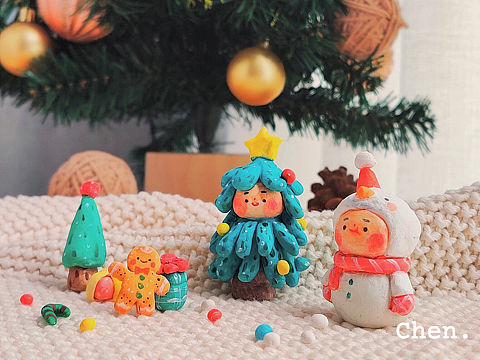 【石塑粘土】圣诞快乐🎅