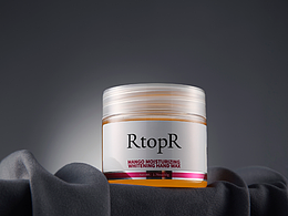 没有什么道具的护肤品拍摄