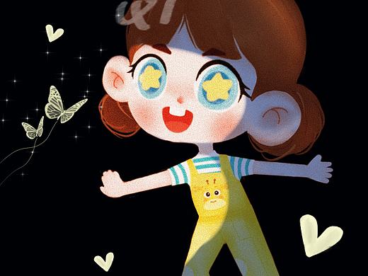 插画 人物绘制（个人主页-ZNTIxMzQ2Njg=） - 儿童插画 - 站酷设计师是47吖原创素材 - 站酷ZCOOL