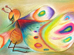 近期的一些色粉作品，希望早日出版自己的儿童绘本