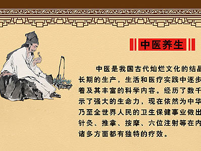 一组养生图谱