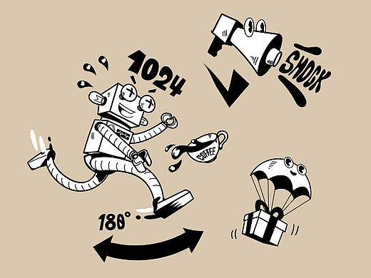 利程坊 EXPLORIUM X 特赞 X 咖喱牛 | 利程坊墙绘插画