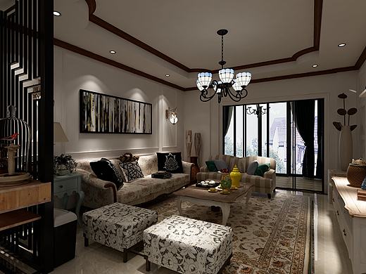 一楼150--195方复式楼--现代田园