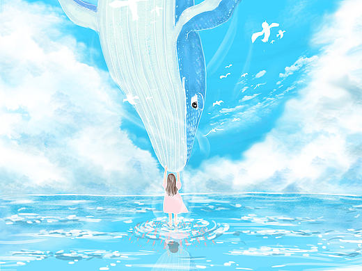 蓝鲸 · 一瓣浮蓝