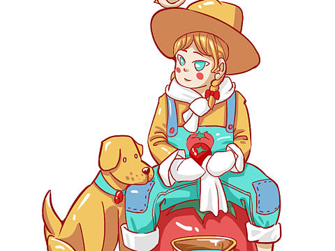 关于西红柿的自己的画