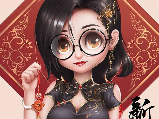 新春快乐（个人主页-ZNTUyODk5MjQ=） - 创作习作 - 站酷设计师Mileyia原创素材 - 站酷ZCOOL