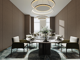 辦公樓一整套效果圖案例分享