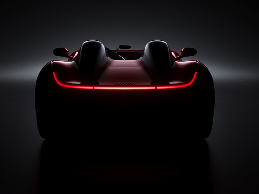 Ferrari detail rendering