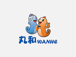 丸和——海鲜的卡通吉祥物LOGO+包装