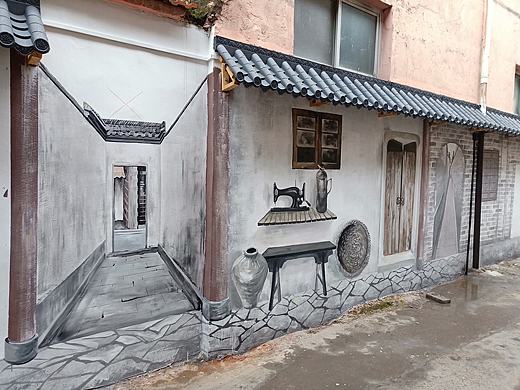 老街坊怀旧壁画绘制