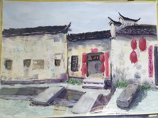 西遞風(fēng)光（個(gè)人主頁(yè)-ZMzAxMjIyMjA=） - 繪畫(huà) - 站酷設(shè)計(jì)師草莓園沒(méi)有草莓原創(chuàng)素材 - 站酷ZCOOL