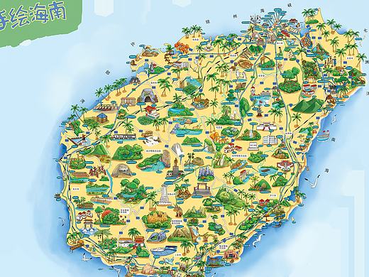 手绘地图