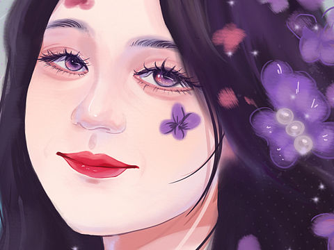 sketch人物插画