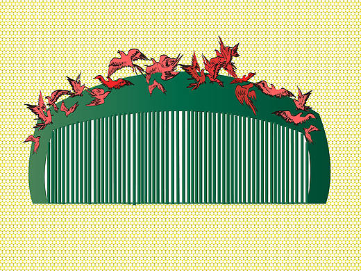 《雀梳》（个人主页-ZMTc1NDg5Njg=） - 生活用品 - 站酷设计师Dewtreasure原创素材 - 站酷ZCOOL