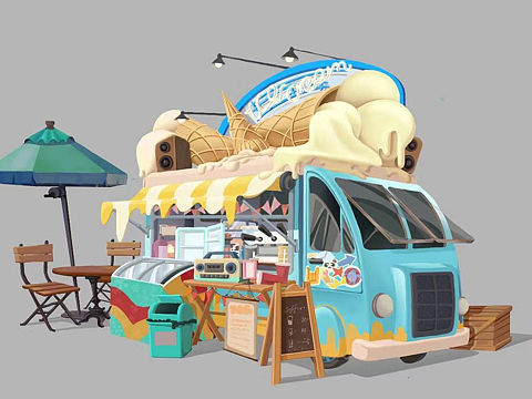 冰淇淋车