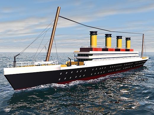 泰坦尼克號-C4D（個人主頁-ZMTk2MTA0MzY=） - 場景 - 站酷設計師fancy33原創(chuàng)素材 - 站酷ZCOOL