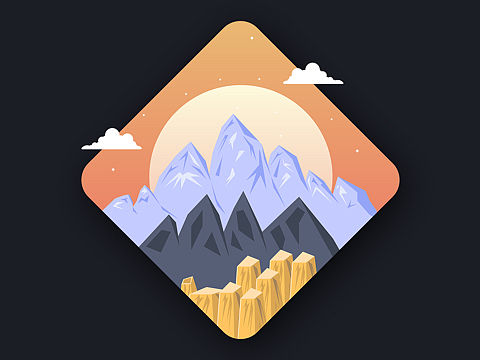 Mountains - a perspective（个人主页-ZMzg3MjgxMjQ=） - 其他平面 - 站酷设计师Abiral原创素材 - 站酷ZCOOL