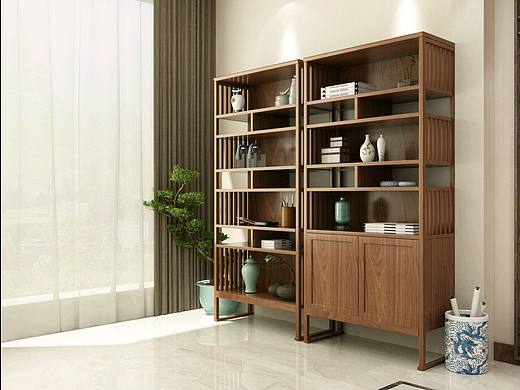 新中式儲(chǔ)物柜（個(gè)人主頁(yè)-ZMjE3MDEyNTY=） - 生活用品 - 站酷設(shè)計(jì)師紀(jì)敏原創(chuàng)素材 - 站酷ZCOOL