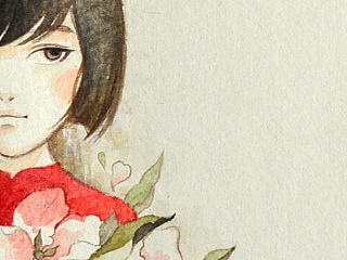 水彩感觉的大鱼海棠（个人主页-ZNzE4NTkzMg==） - 创作习作 - 站酷设计师Echo回声小巫原创素材 - 站酷ZCOOL