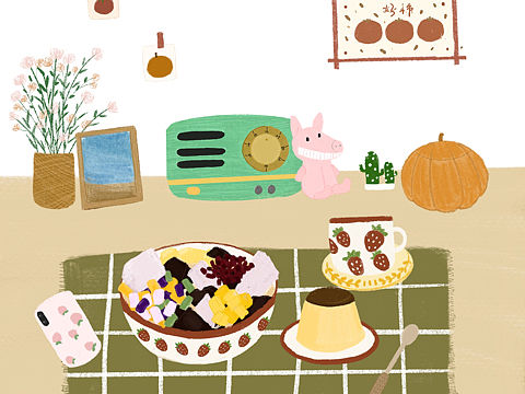 手绘芋圆🍠（个人主页-ZNDA1NzQyMTI=） - 艺术插画 - 站酷设计师Kawing呀原创素材 - 站酷ZCOOL