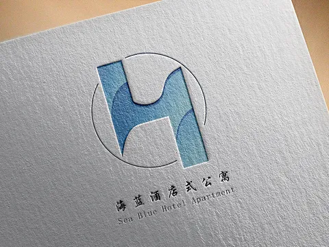 海蓝酒店logo