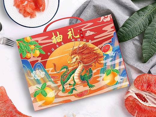 水果包装系列插画设计