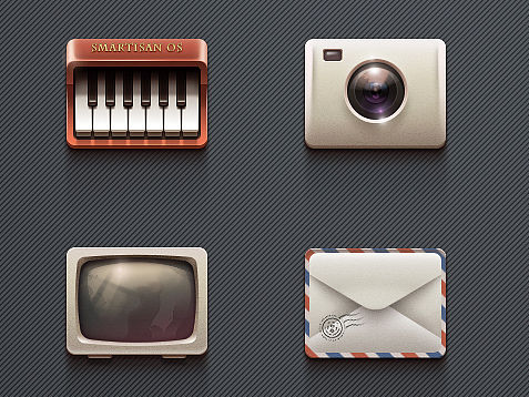 拟物化图标（复古风）（个人主页-ZMTQ4MzkyMjA=） - 图标 - 站酷设计师Racinere原创素材 - 站酷ZCOOL