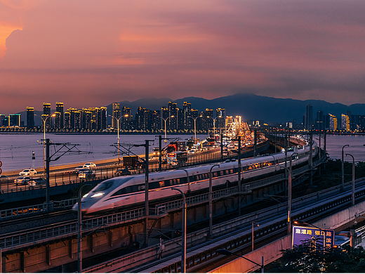 厦门·落日跨海列车