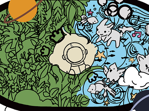 生命之舞和宇宙馬拉松（個(gè)人主頁-ZNjY5NzQxODA=） - 海報(bào) - 站酷設(shè)計(jì)師Z940402108原創(chuàng)素材 - 站酷ZCOOL