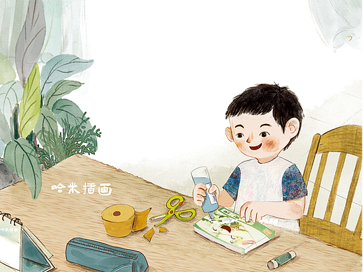 儿童杂志配图