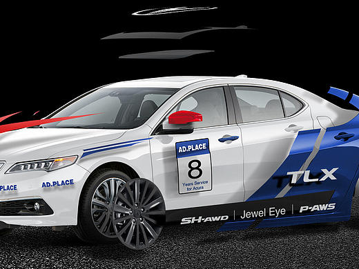 TLX-耐力赛版涂装部分
