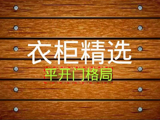衣柜精选-平开门格局1