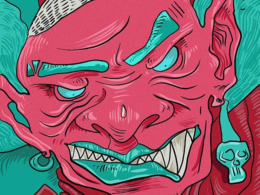 手繪插畫（個(gè)人主頁-ZMjQ5NzcwODg=） - 創(chuàng)作習(xí)作 - 站酷設(shè)計(jì)師Buddha寸頭佛原創(chuàng)素材 - 站酷ZCOOL