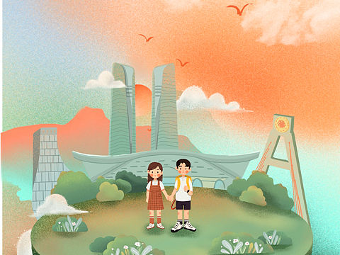 童创-儿童插画（个人主页-ZNTE0NTQ4MzI=） - 儿童插画 - 站酷设计师羊子咸原创素材 - 站酷ZCOOL