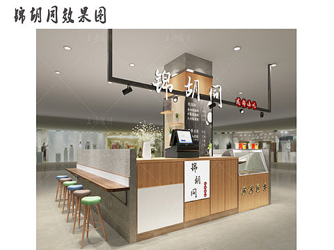 成都小吃档口店12平米