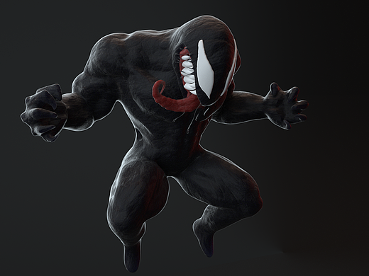 毒液vemon---zbrush与c4d（个人主页-ZMzE0MjMwNTY=） - 人物/生物 - 站酷设计师StarryStarryX原创素材 - 站酷ZCOOL