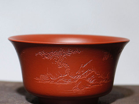 紫砂品茗杯主人杯古韵