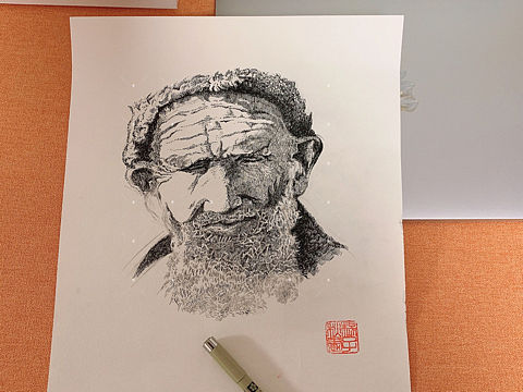 鋼筆畫(huà)??人物（個(gè)人主頁(yè)-ZMzU2ODA2NDQ=） - 繪畫(huà) - 站酷設(shè)計(jì)師向日葵1984原創(chuàng)素材 - 站酷ZCOOL